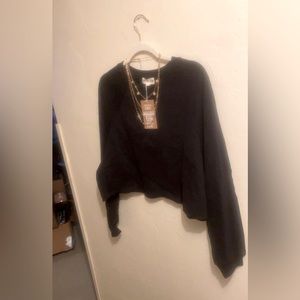 nice sweater up to the waist